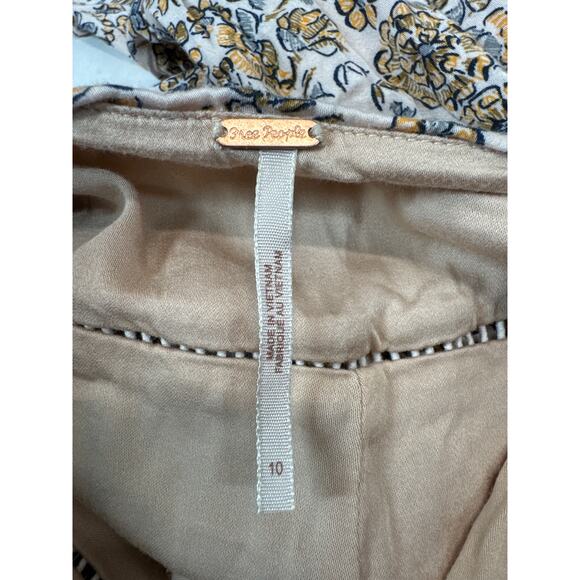 Free People Boheme Mini Dress OB1017745 Floral Ivory Ruffle Combo Size 10‎ - Picture 4 of 6